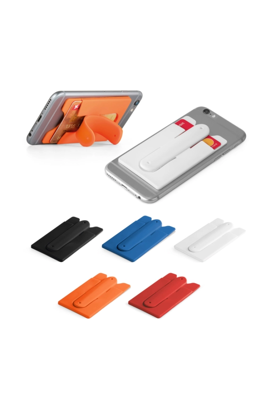 CARVER. Porte-cartes et porte-smartphone en silicone