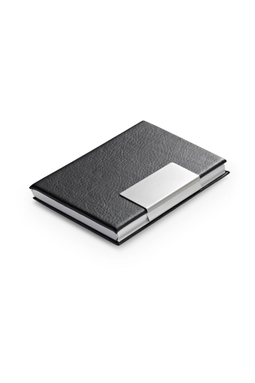 REEVES. Porte-cartes en aluminium et PU