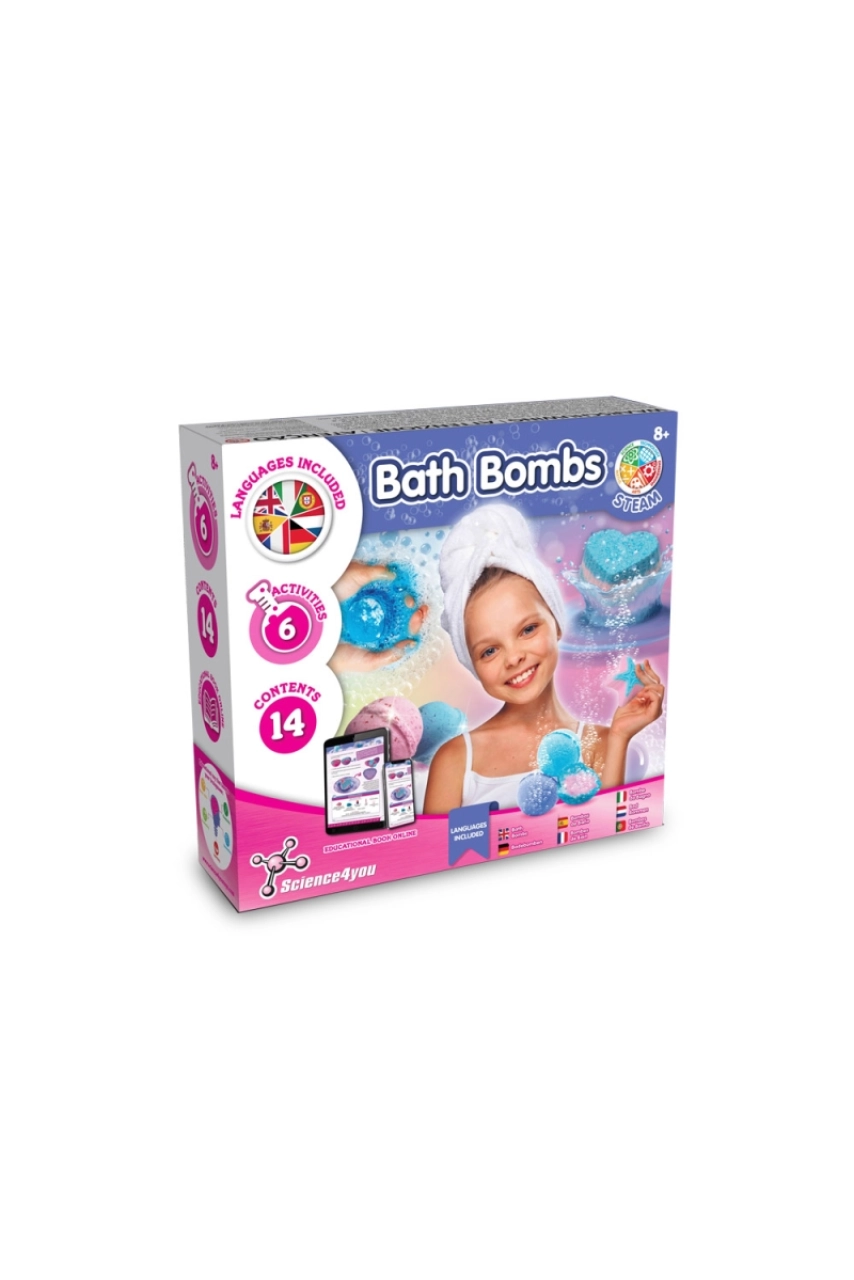 Bath Bombs Kit III. Jouet éducatif livré avec un sac cadeau en papier kraft (115 g/m²)