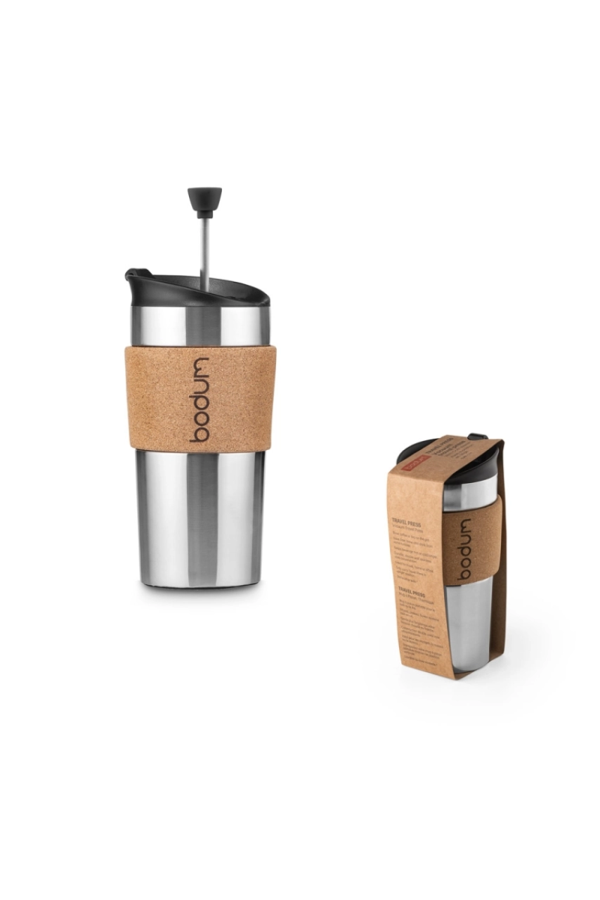 TRAVEL PRESS CORK MUG DE VOYAGE 350ML