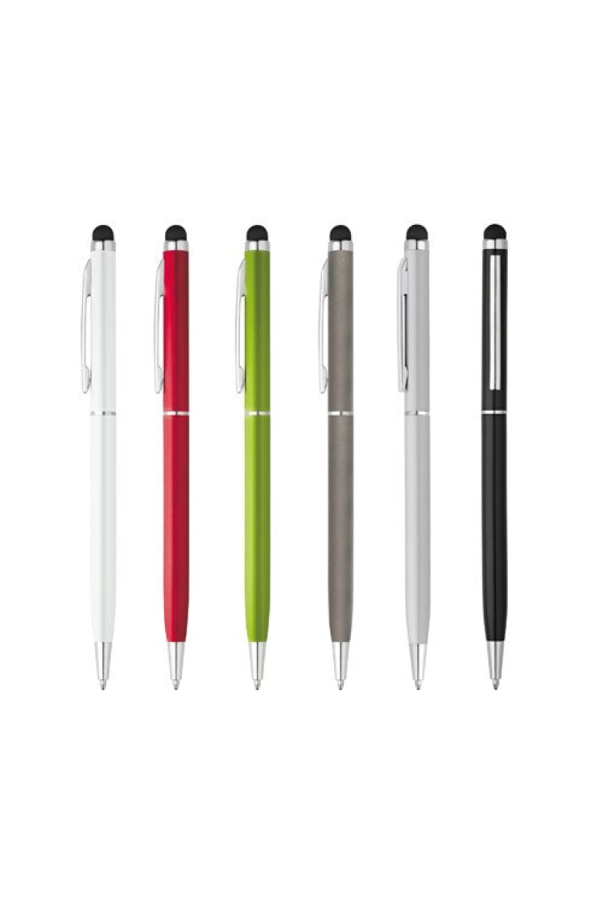 ZOE STYLO EN ALUMINIUM AVEC MÉCANISME TWIST ET EMBOUT TACTILE