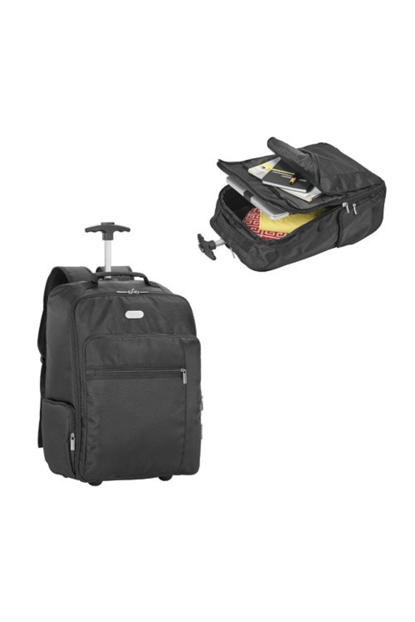 AVENIR SAC À DOS TROLLEY POUR ORDINATEUR PORTABLE 17'' EN 1680D ET 300D