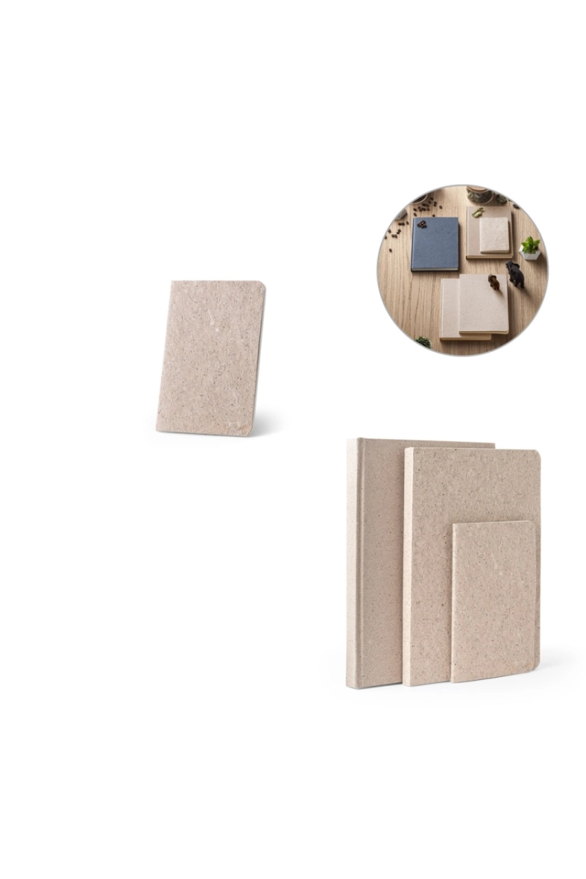 TEAPAD SOFT BLOC-NOTES A6 AVEC COUVERTURE SOUPLE FABRIQUÉE À PARTIR DE DÉCHETS DE FEUILLES DE THÉ (65%)