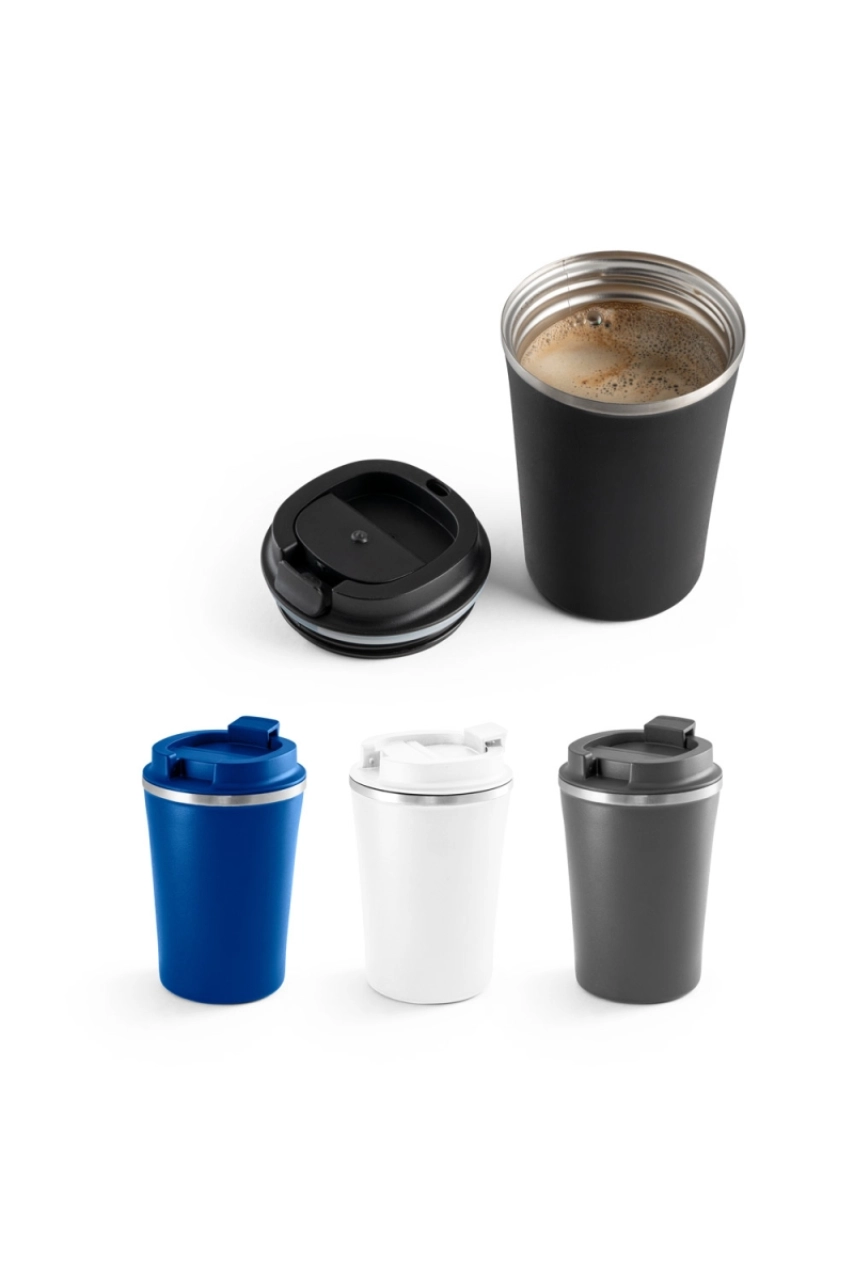 PHELPS TASSE DE VOYAGE 470ML EN ACIER INOX ET PP