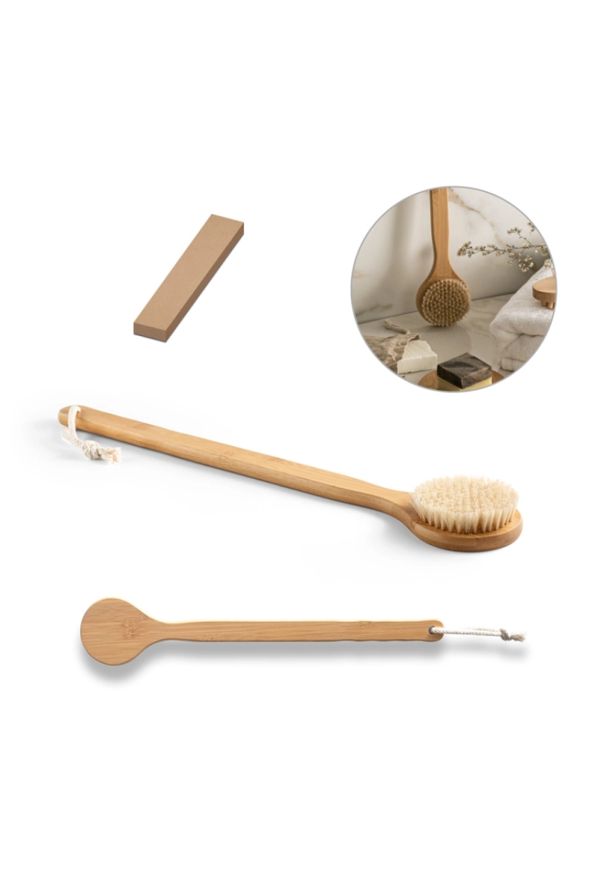 ARKIN BROSSE DE BAIN AVEC CORPS EN BAMBOU