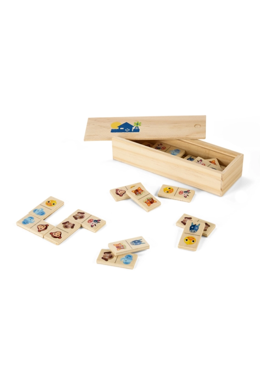 DOMIN JEU DE DOMINOS EN BOIS