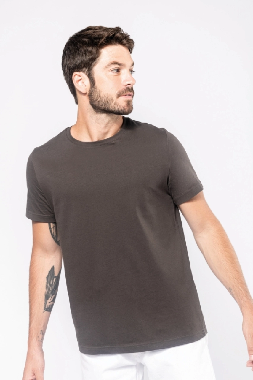 T-shirt col rond manches courtes homme