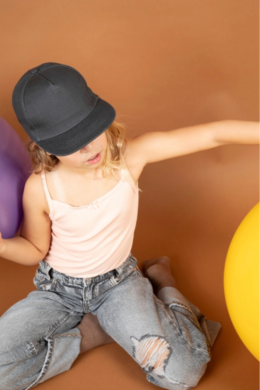 Casquette enfant snapback - 5 panneaux