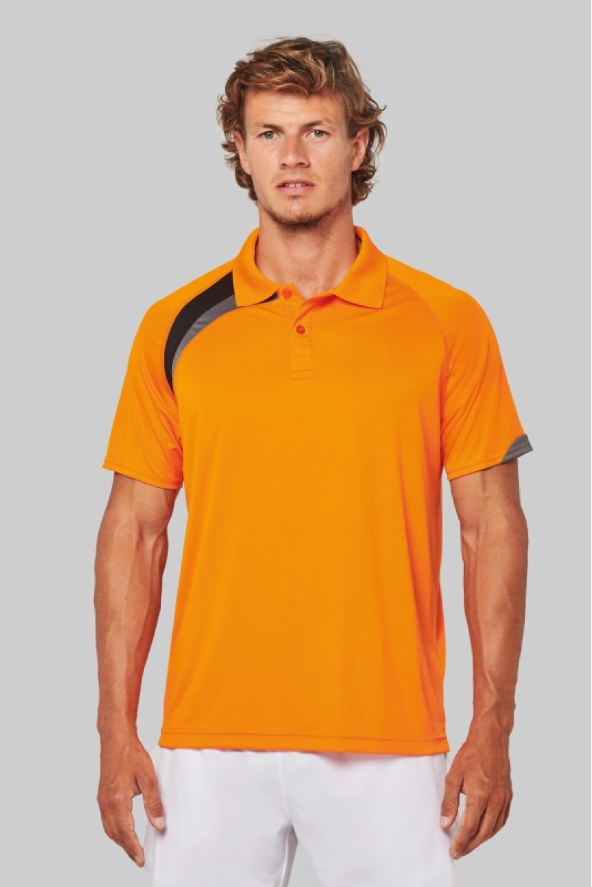 Polo de sport manches courtes unisexe