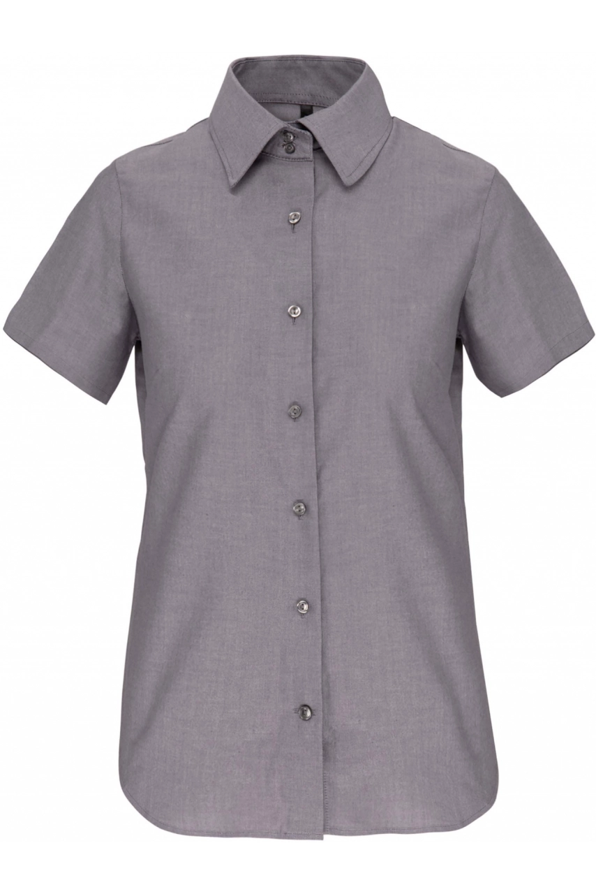 Chemise Oxford manches courtes femme