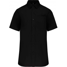 Chemise popeline manches courtes